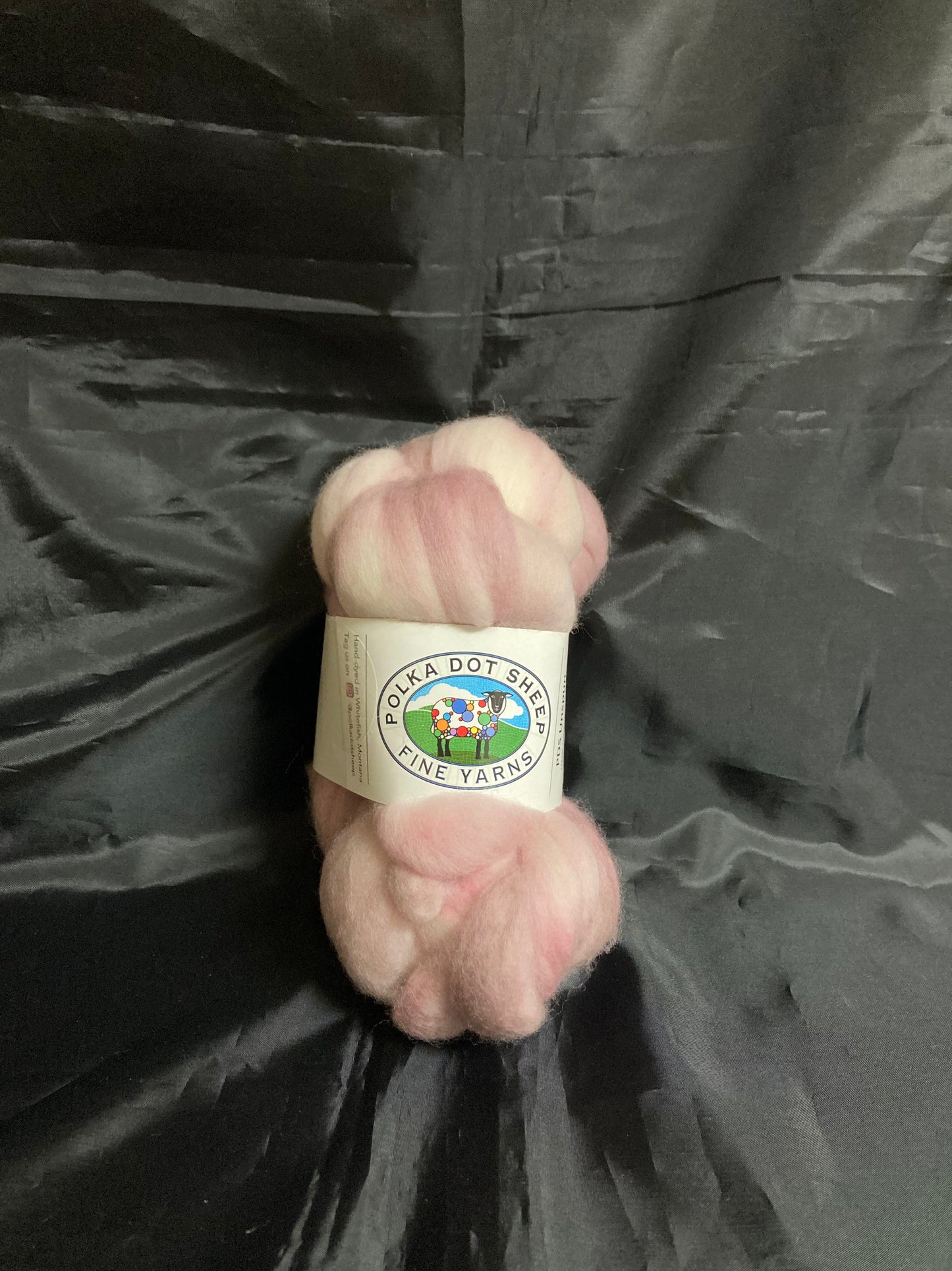Polka Dot Sheep Unspun Roving
