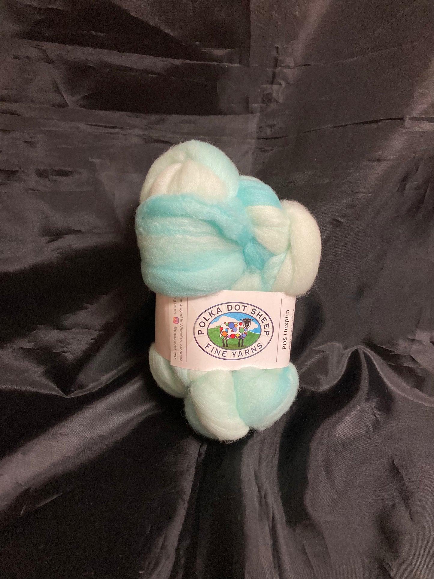 Polka Dot Sheep Unspun Roving