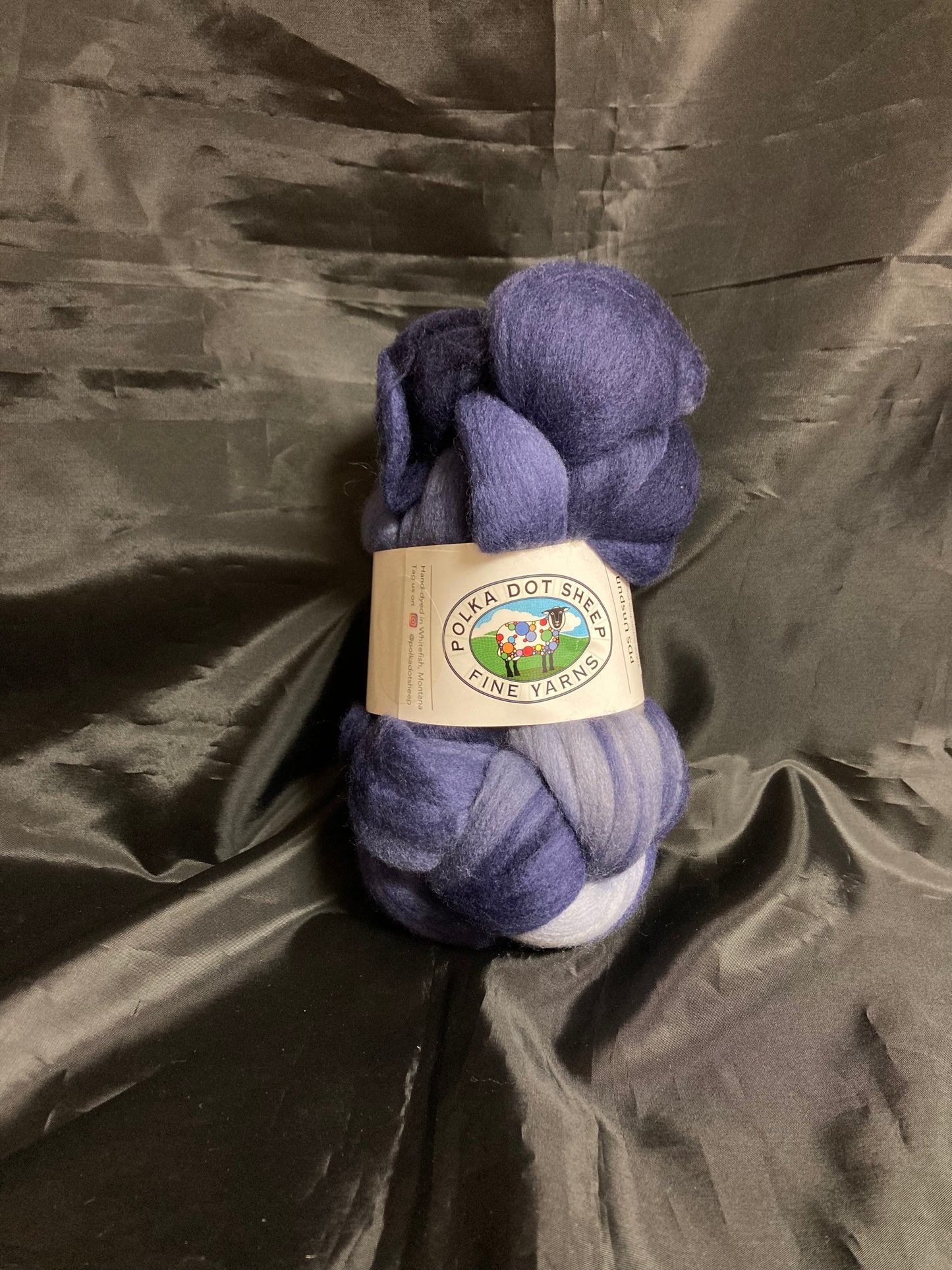 Polka Dot Sheep Unspun Roving