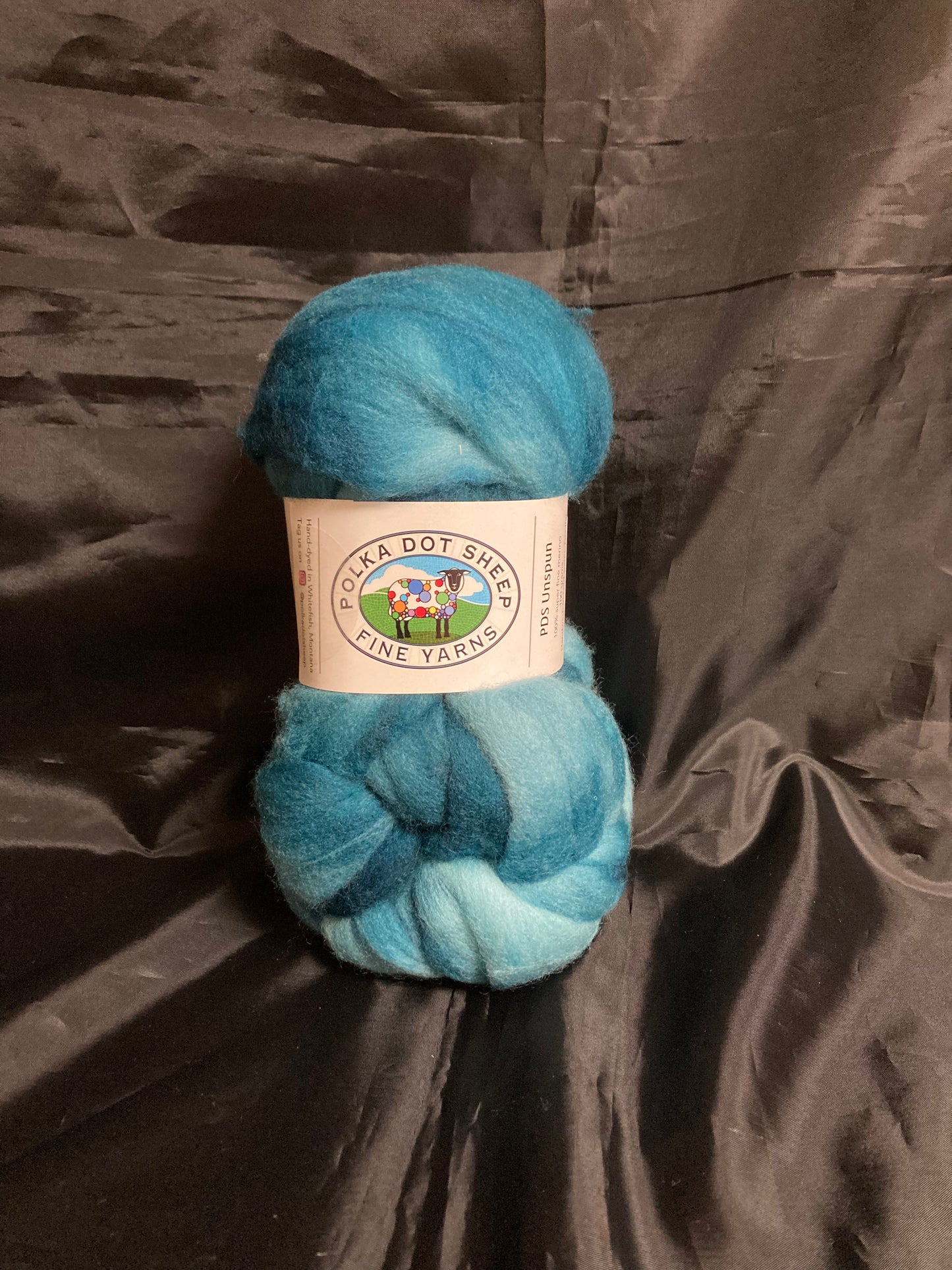 Polka Dot Sheep Unspun Roving