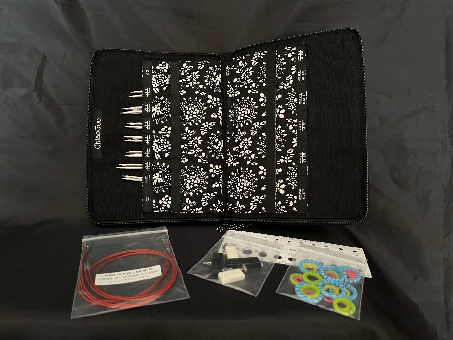 ChiaoGoo TWIST 4" Interchangeable Needle Set - Partial Sizes 2-8