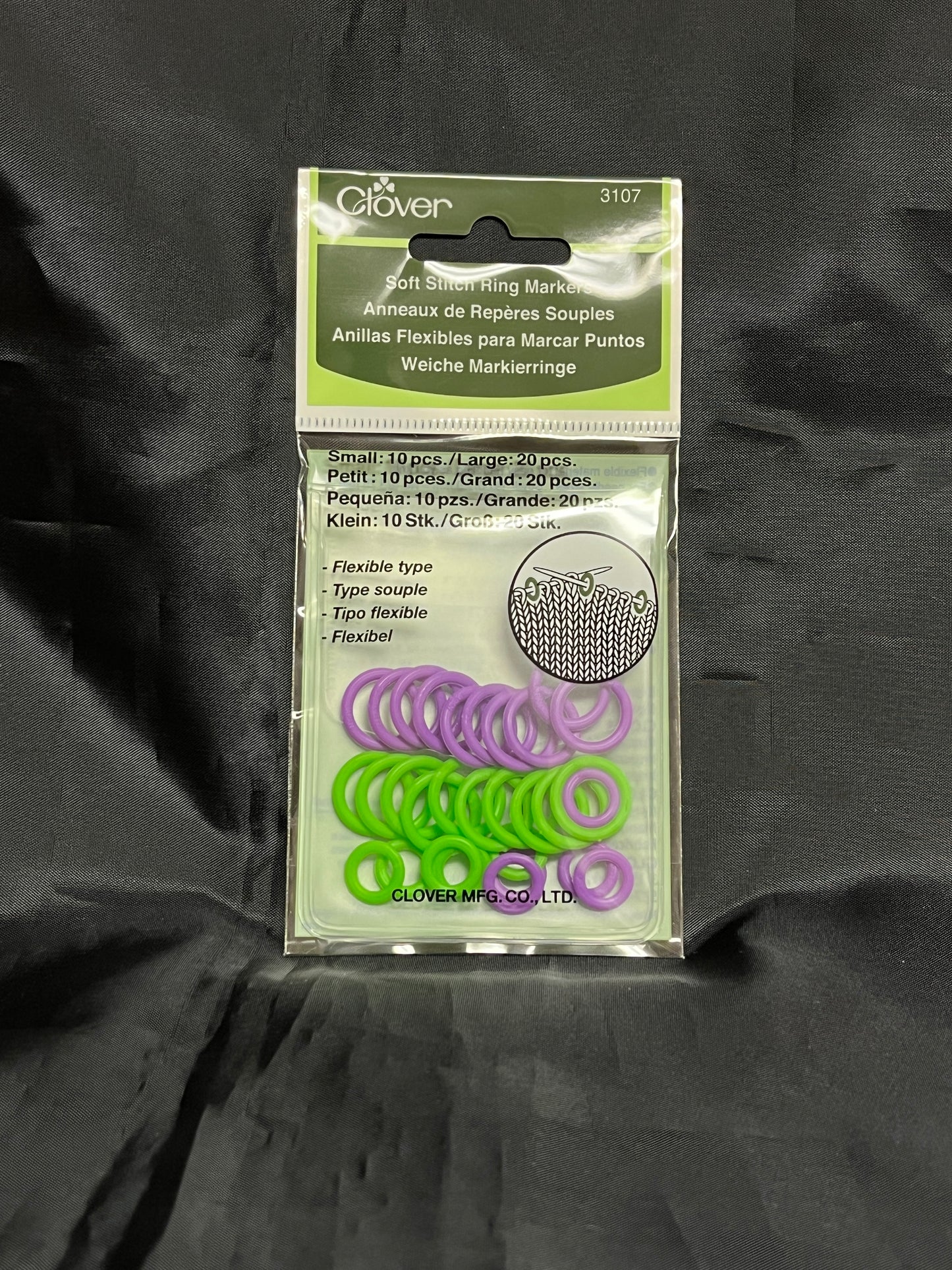 Clover Soft Stitch Ring Markers