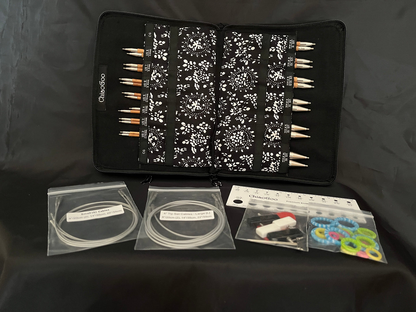 ChiaoGoo SPIN 4" Interchangeable Needle Set - Complete